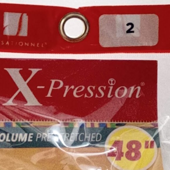 New X-pression Volume Pre-Stretched Braid Hair African Collection Length 48" #2 - Picture 4 of 10